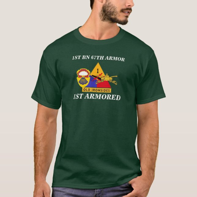 1ST BATTALION 67TH ARMOR 1ST ARMORED SHIRT (Front)