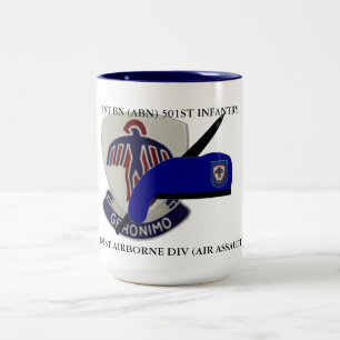 1ST BATTALION (ABN) 501ST INFANTRY MUG