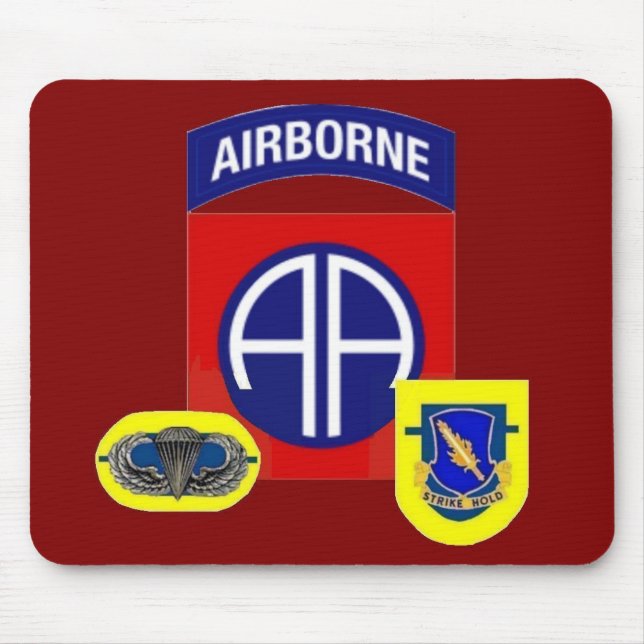 1st Battalion (Abn) 504th Infantry Mousepad (Front)
