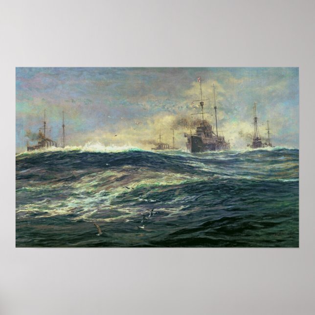 1st Battle Squadron of Dreadnoughts Poster (Front)