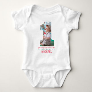 1ST BIRTHDAY BABY CLOTHES CUSTOM PHOTO BABY BODYSUIT