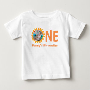 1ST BIRTHDAY BABY CLOTHES CUSTOM PHOTO T-Shirt