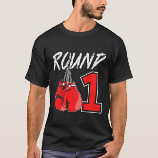 1st Birthday Boxing Boy 1 Year Old Boxer Bday Part T-Shirt