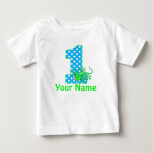 1st Birthday Boy Gecko Personalised T-Shirt