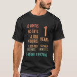 1st Birthday Boys & Girls Funny 1 Years Old T-Shirt<br><div class="desc">1st Birthday Boys & Girls Funny 1 Years Old</div>