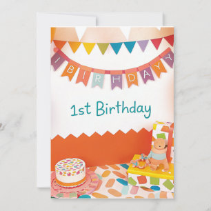 1st birthday card
