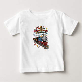 1st Birthday Choo Chooing Through Life Kids Tee