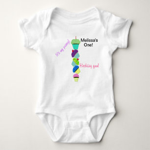 1st Birthday Colourful Cupcakes Infant Shirt