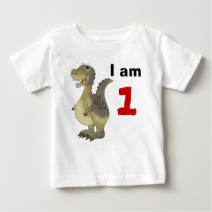 1st birthday dinosaur gift idea baby T-Shirt