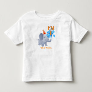1st Birthday Elephant Toddler T-Shirt