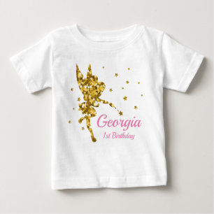 1st Birthday Fairy Baby T-Shirt