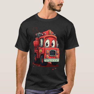 1st Birthday Firefighter Fireman One Fire Truck 1 T-Shirt