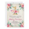 1ST birthday FIRST Beautiful Floral Invitation,