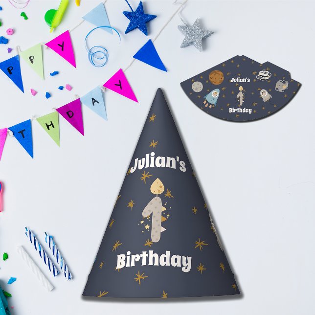 1st Birthday - First Orbit Around the Sun Party Hat (Creator Uploaded)