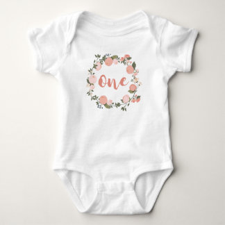 1st birthday for baby girl bodysuit