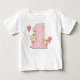 1st Birthday Girl Baby T-Shirt