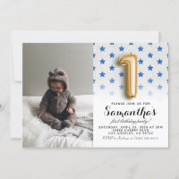 1st Birthday Glitter Portrait