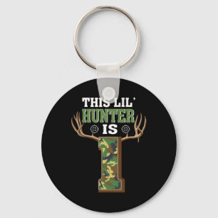 1st Birthday Hunting Deer 1 Year Old Hunter Key Ring