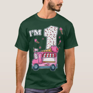 1st Birthday Ice Cream Truck Crew I'm 1 Party Ice T-Shirt