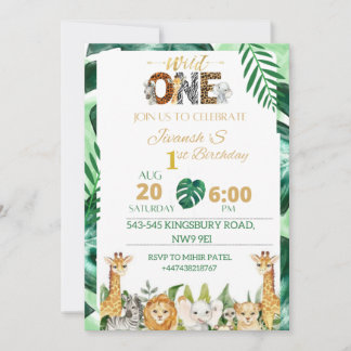 1st birthday Invitation
