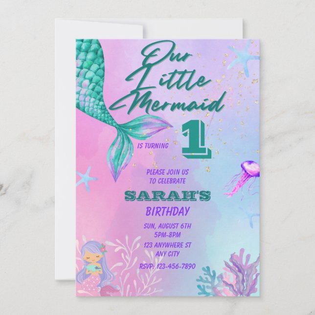 1st Birthday Invitations (Front)