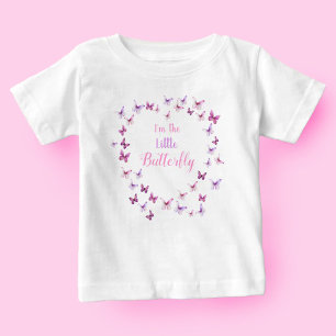 1st Birthday Little Butterfly Baby Girl  T-Shirt