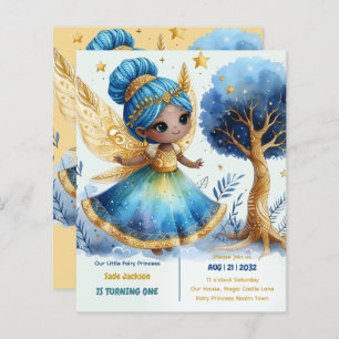 1st Birthday Little Fairy Princess African ONE