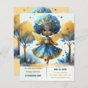 1st Birthday Little Fairy Princess African ONE