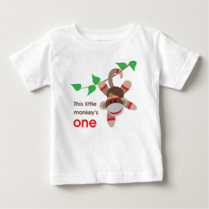 1st Birthday Little Monkey Shirt