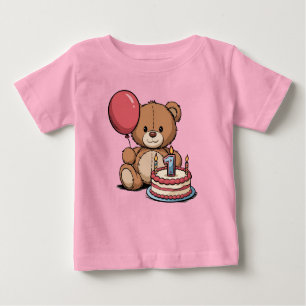 1st birthday minimal look  baby T-Shirt