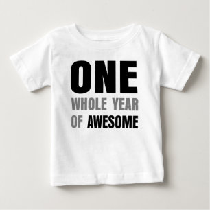 1st Birthday One Year of Awesome T-shirt