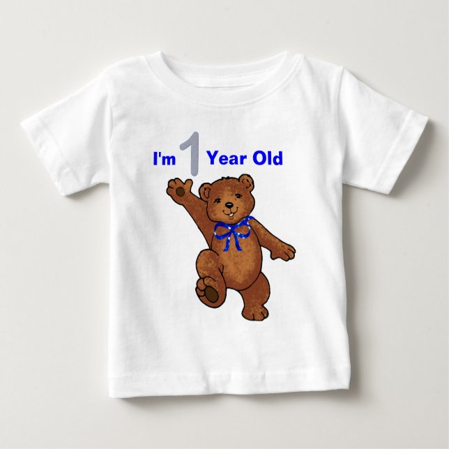 1st Birthday Party Boy Baby T-Shirt (Front)