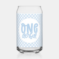 1st Birthday Party Cute Pastel Blue Onederful