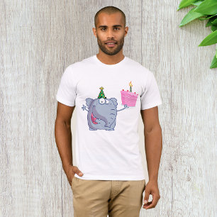 1st Birthday Party Elephant Mens T-Shirt