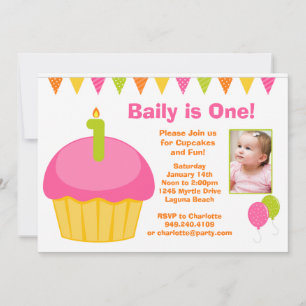 1st Birthday Party Invitation