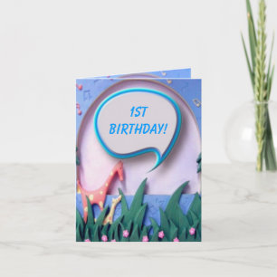 1st Birthday Party Invitation Card