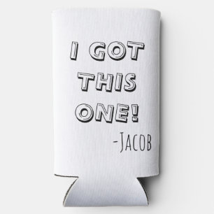 1st Birthday Party Little Boy Birthday Decor gift Seltzer Can Cooler