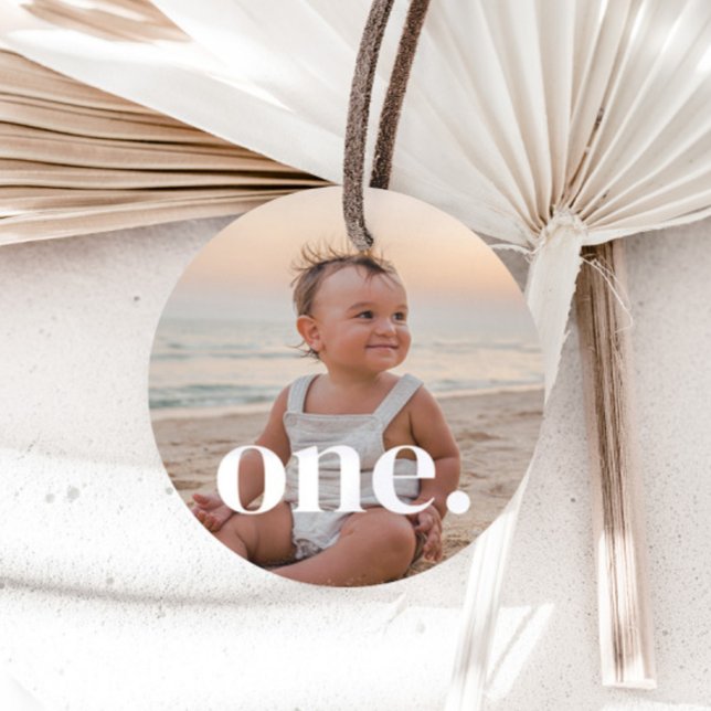 1st Birthday Photo - one Favour Tags (Creator Uploaded)