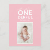 1st birthday simple onederful colourful typography