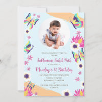1st Birthday Sukhmani Sahib path invitation