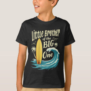 1st Birthday Surfer Lil Brother Of The Big One Sur T-Shirt
