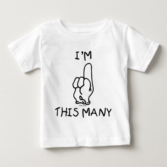 1st Birthday T Shirt (Front)