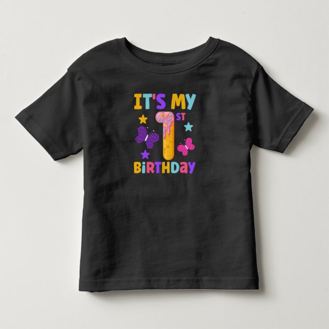 1st Birthday Toddler T-Shirt (Front)