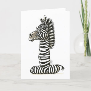 1st Birthday Zebra! Card