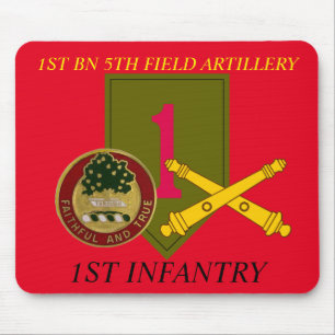 1ST BN 5TH FIELD ARTILLERY 1ST INFANTRY MOUSEPAD