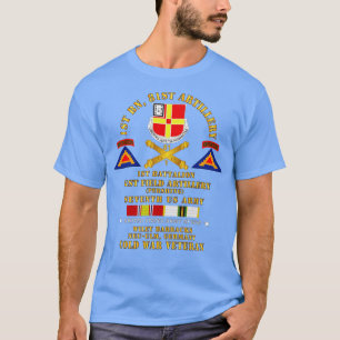 1st Bn 81st Artillery Pershing NewUlm Germany w CO T-Shirt