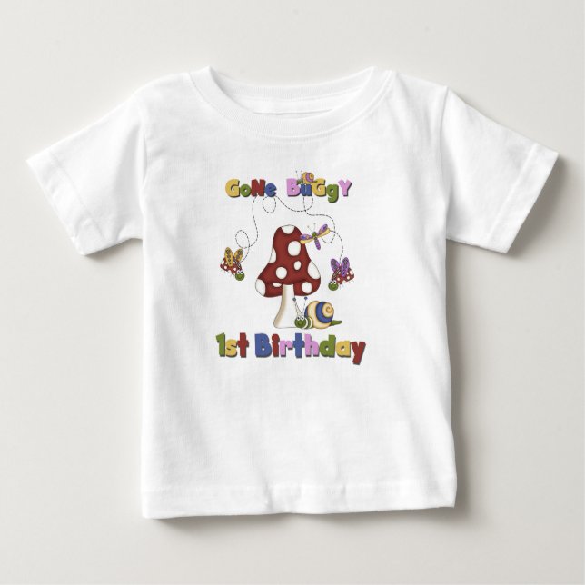 1st Bug Birthday Baby T-Shirt (Front)