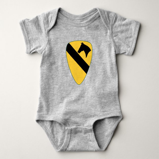 1st Cav Baby One-Piece Bodysuit (Front)
