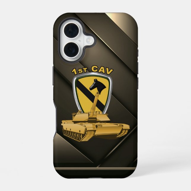1st CAV Cavalry Division iPhone 16 Case (Back)
