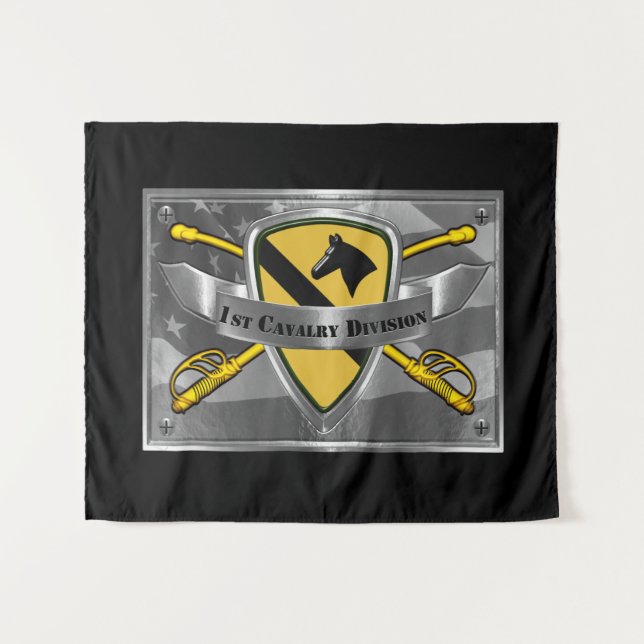 1st CAV Cavalry Division Tapestry (Front (Horizontal))